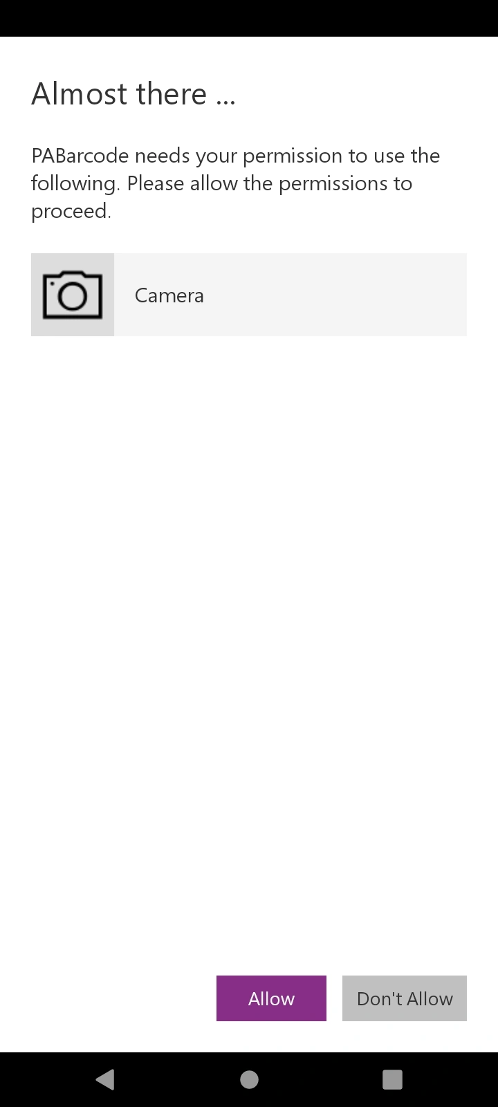 Barcode scanner Control in Power Apps