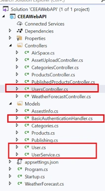 File structure in Visual Studio