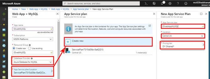 Basic Introduction About Creating Web App Service To Azure Database For MySQL