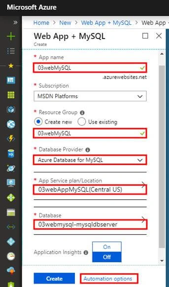Basic Introduction About Creating Web App Service To Azure Database For MySQL