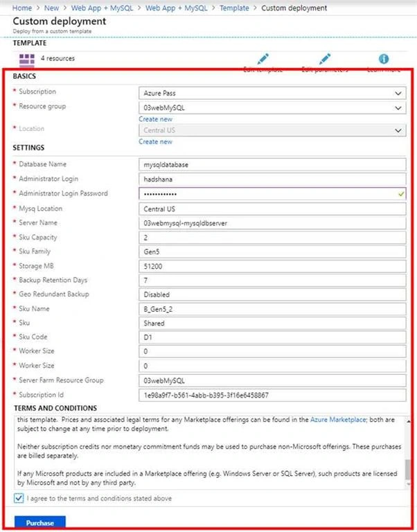 Basic Introduction About Creating Web App Service To Azure Database For MySQL