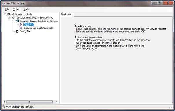 WCF Test Client
