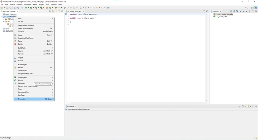 Basic Web Automation using Selenium with Java
