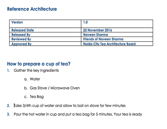 Reference Architecture