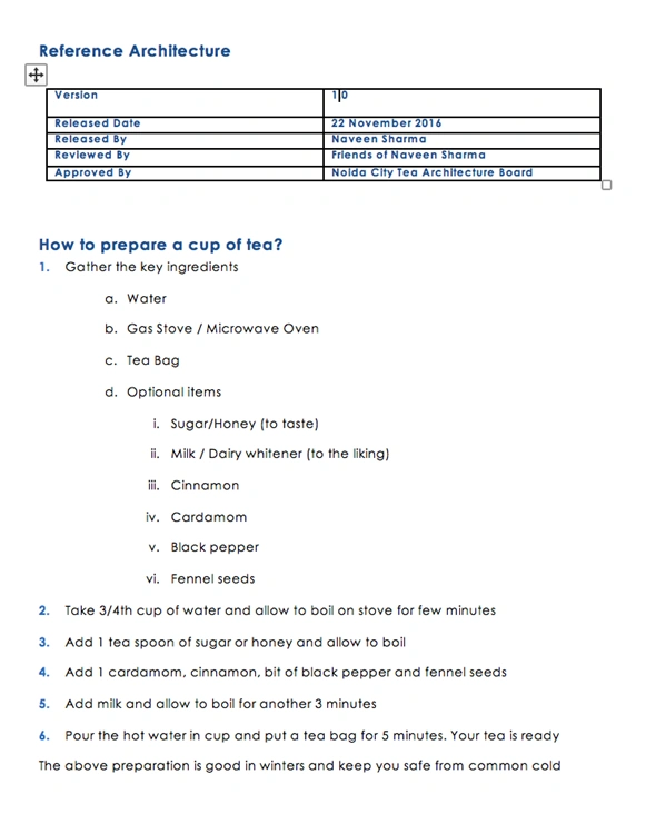 Reference Architecture