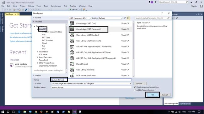 Visual Studio Console Application