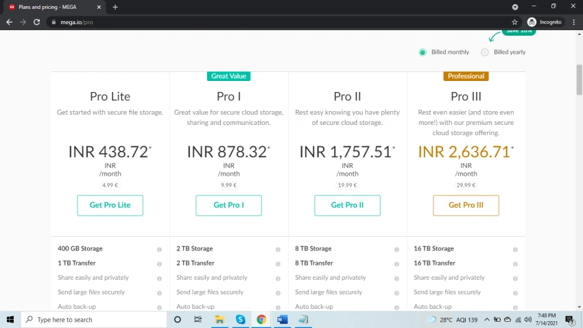 Best Cloud Storage