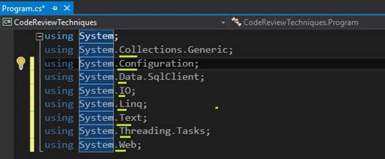 Alphabetically Sorted Using statement