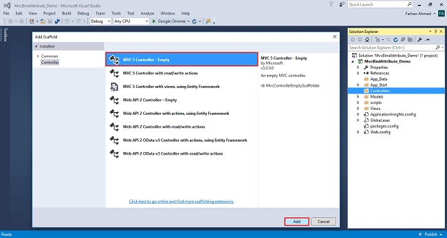 Bind Attribute In ASP.NET MVC