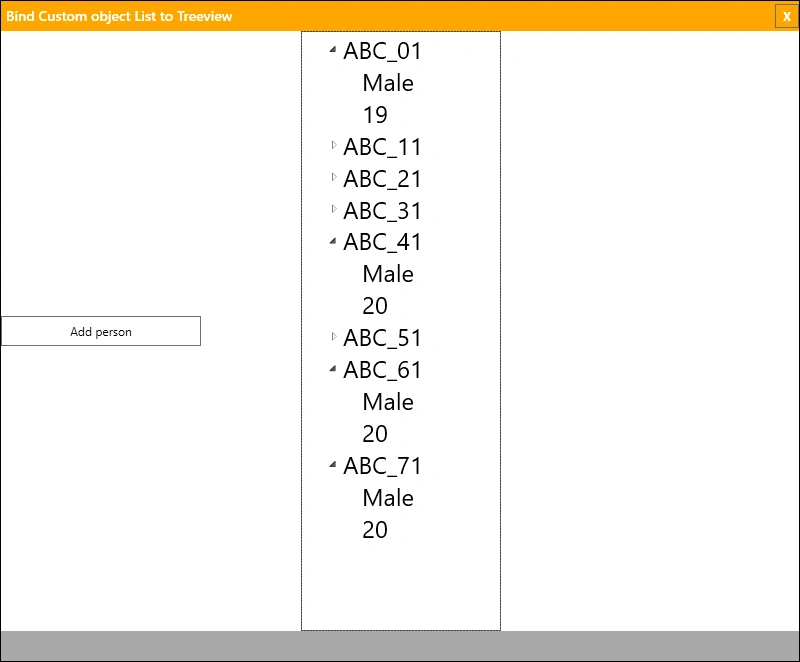 Bind Custom Object List To Treeview Using MVVM In WPF