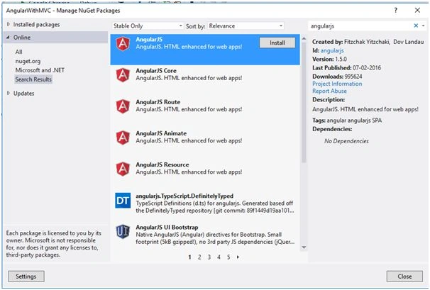 Nuget package