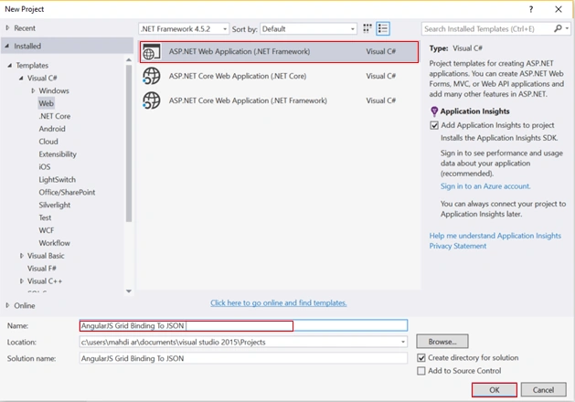 MVC application