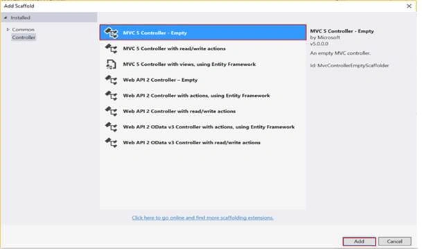Create a controller