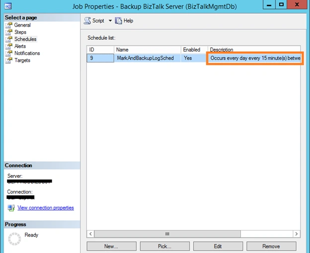 BizTalk SQL Database - Configuration Errors And Resolution