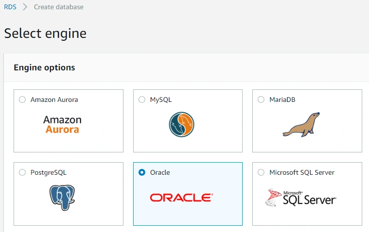 Create database