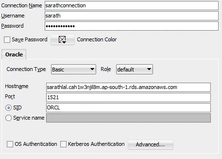AWS console