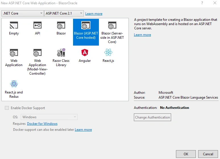 ASP.NET Core hosted
