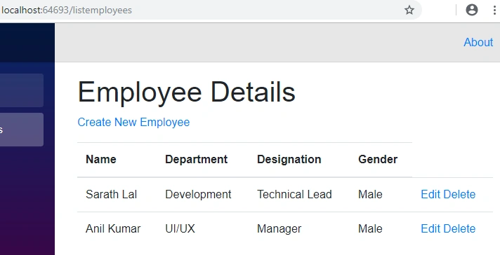 Employee Details