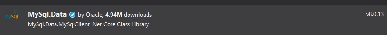 My SQL data