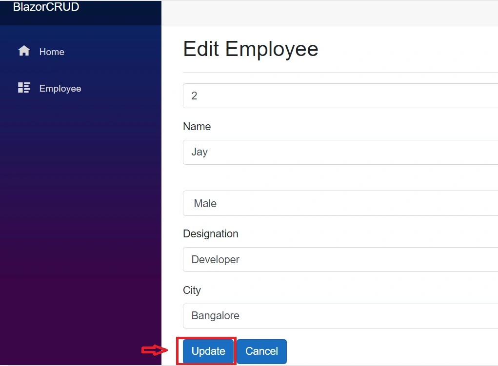 Blazor Server App CRUD With Entity Framework Core In .Net 5