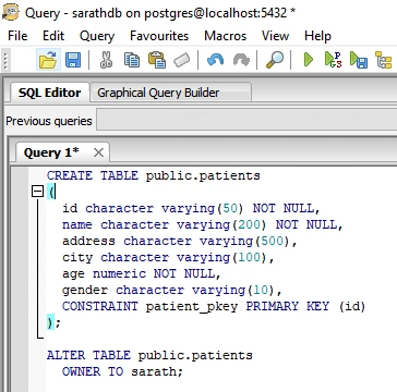  SQL editor