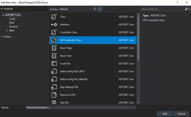  API controller