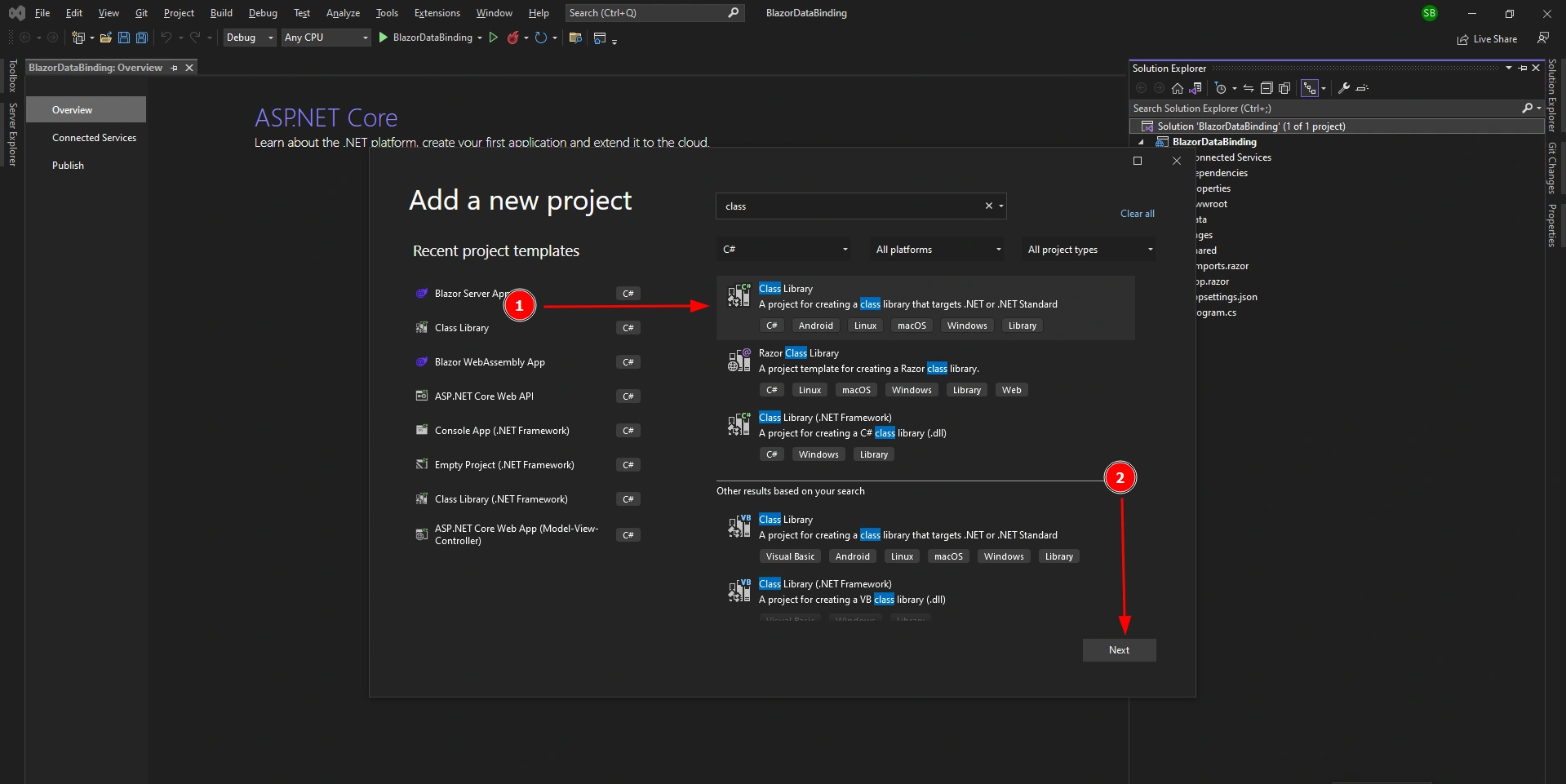 Add New Console Project