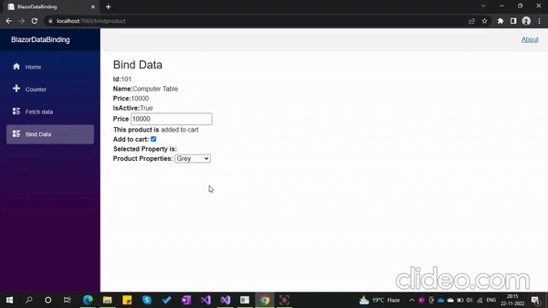 Dropdown Output