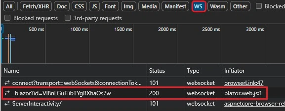 SignalR connection