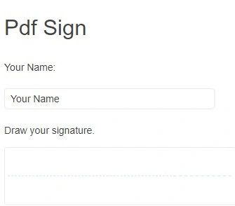 Pdf sign