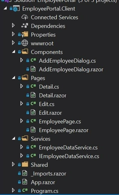 Blazor data