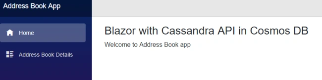 Address Book app