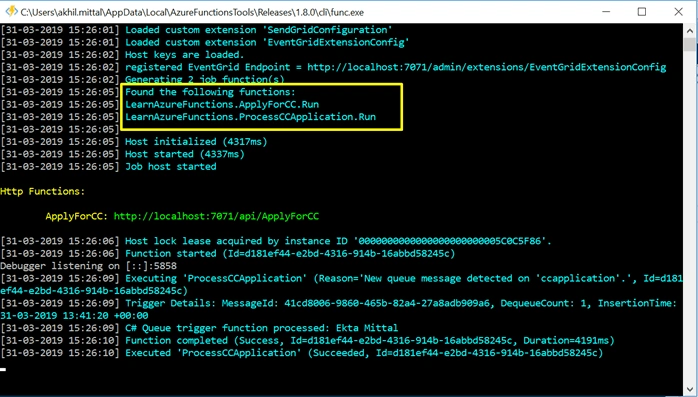 Blob Triggers And Queue Storage Trigger Azure Functions