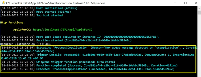 Blob Triggers And Queue Storage Trigger Azure Functions