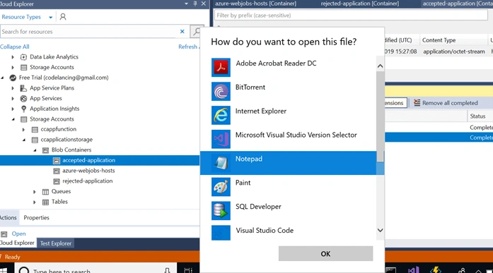 Blob Triggers And Queue Storage Trigger Azure Functions