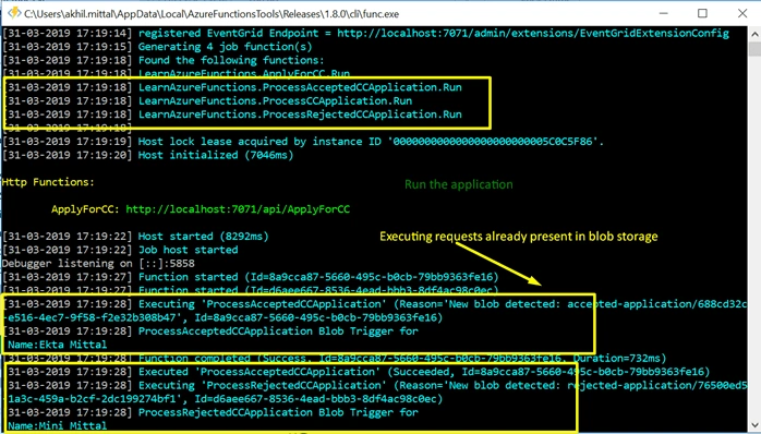 Blob Triggers And Queue Storage Trigger Azure Functions