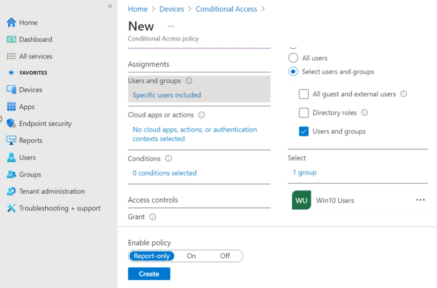 Block Access to Microsoft 365 Resources from Unmanaged Windows Device