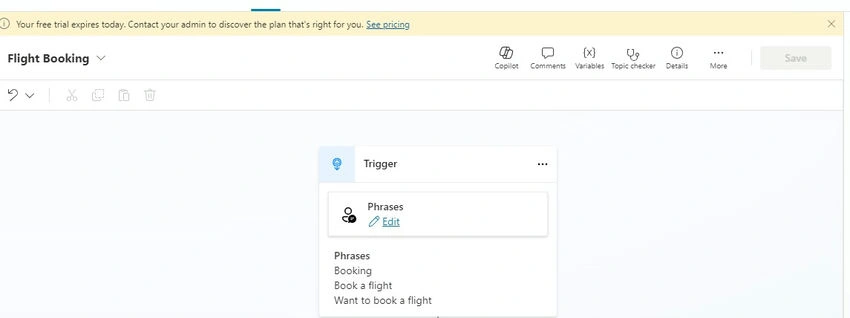 Flight booking