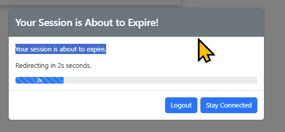 Session expired