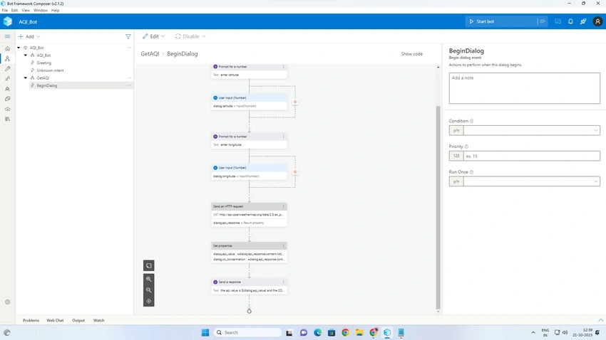 Bot workflow