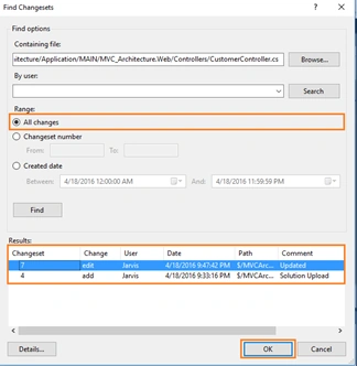 changeset