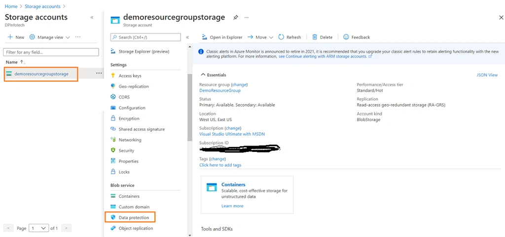 Bring Azure Blob Objects Back To Life