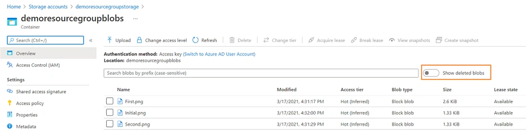Bring Azure Blob Objects Back To Life