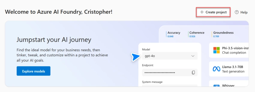 Create a project