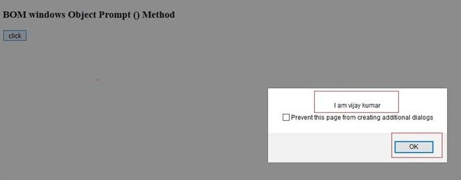 BOM Windows Object Methods and Properties in JavaScript