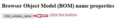 BOM Windows Object Methods and Properties in JavaScript
