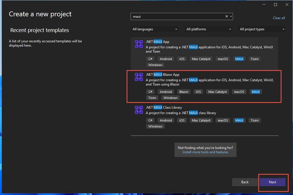 Blazor Hybrid App with .NET MAUI