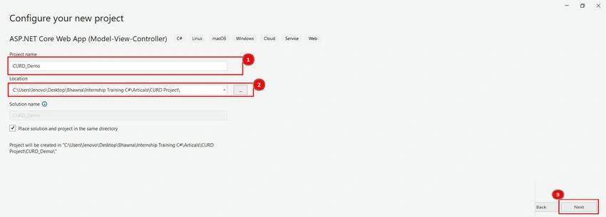 Configure