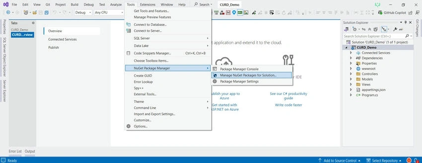 NuGet Package Manager