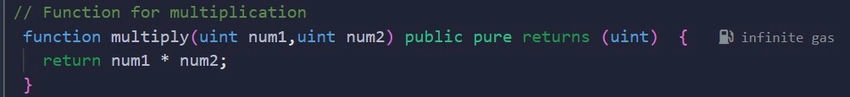 Multiplication function